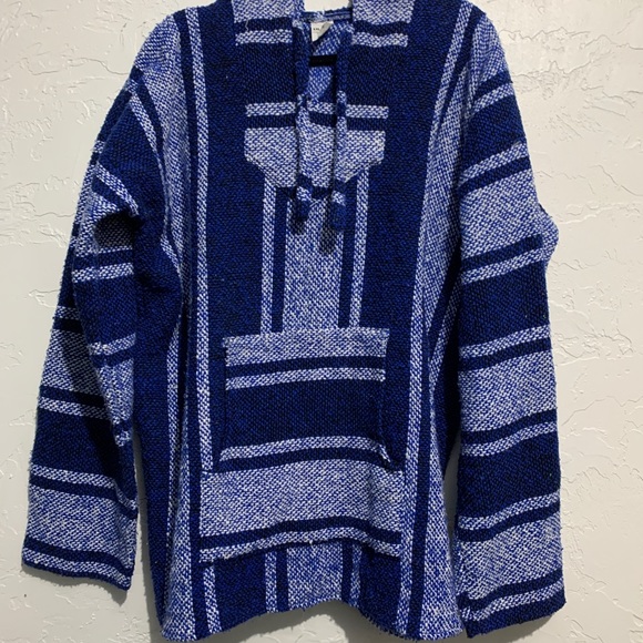 Sweaters - 4/$25 Baja Blue Hoodie XXL